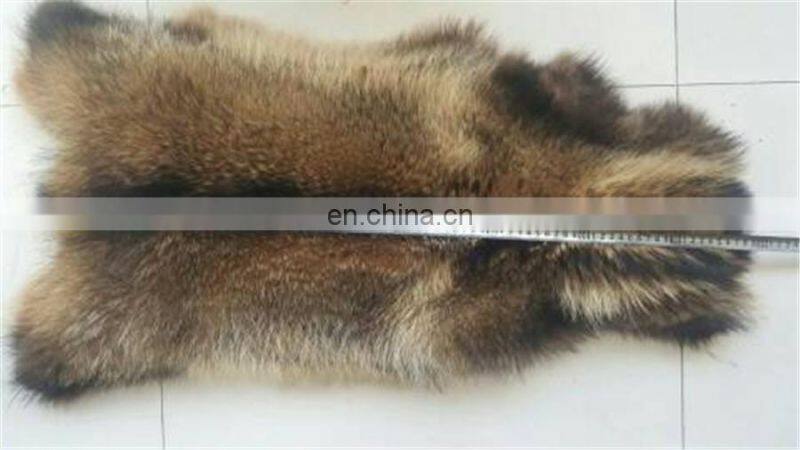 Raccoon Fur Skin /Fur Skin / Real Raccoon Material Fur Skin for Garment Fur Plates