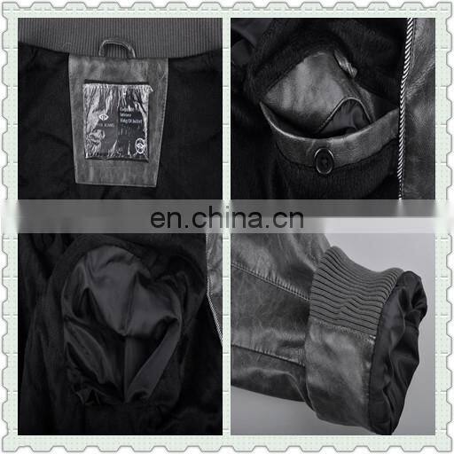 Casual jackets,casual pu jacket for men