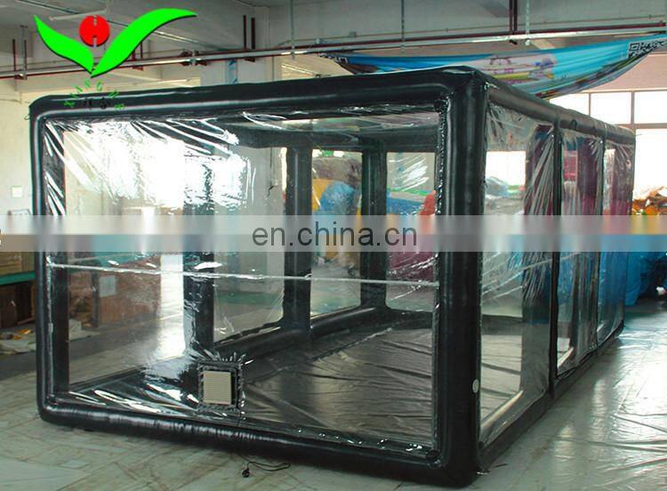 Outdoor air tight sealed welding inflatable Auto car garage tent
