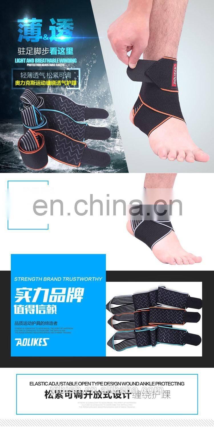 High quality Nylon Material Super Elastic Adjustable Ankle Brace , Perfect for Sports, Protects Against Chronic Ankl#HH-1527