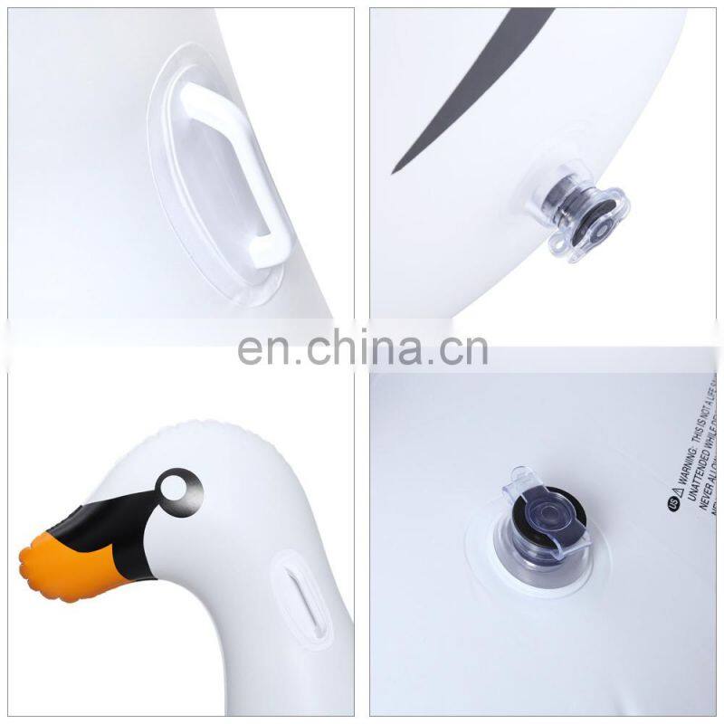 OEM stock inflatable Giant swan floats for pool floats