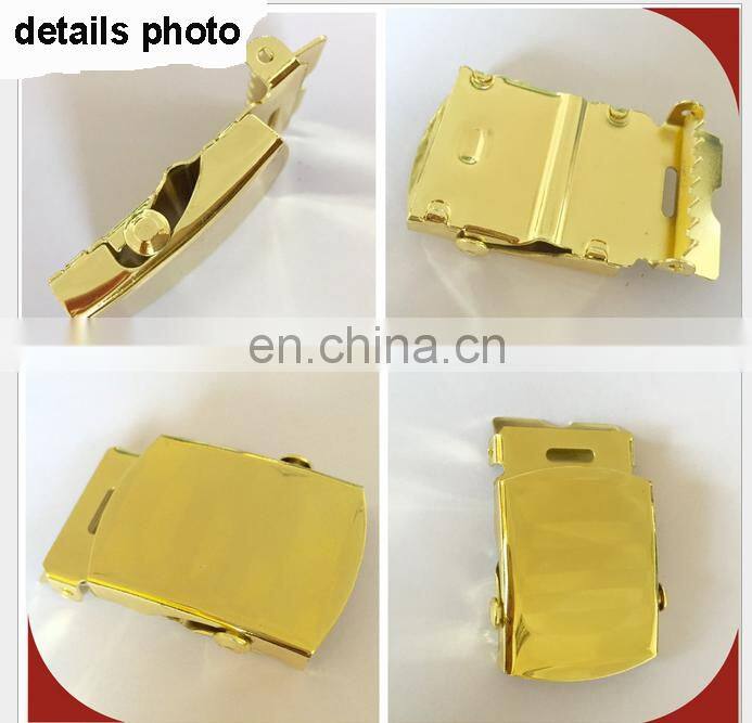 Factory direct sell brass custome logo buckle belt