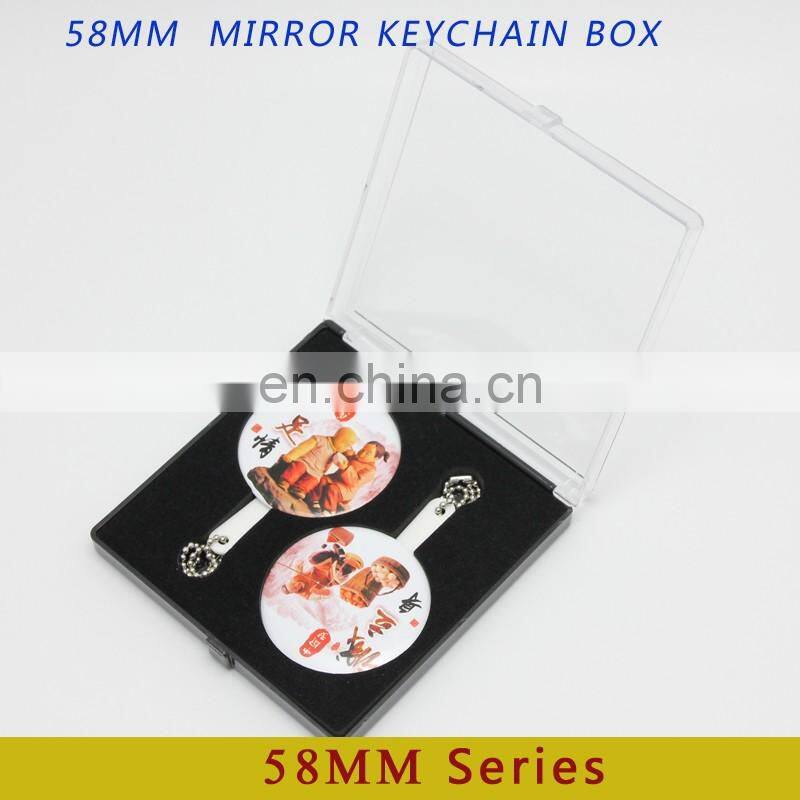 58mm badge series plastic empty gift packing boxes