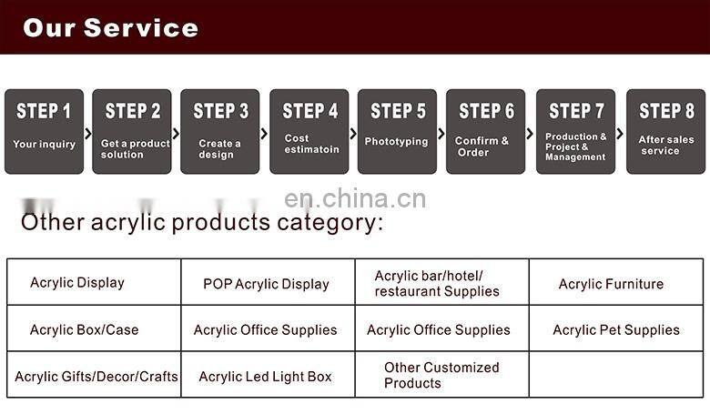 custom white acrylic hexagonal mirror