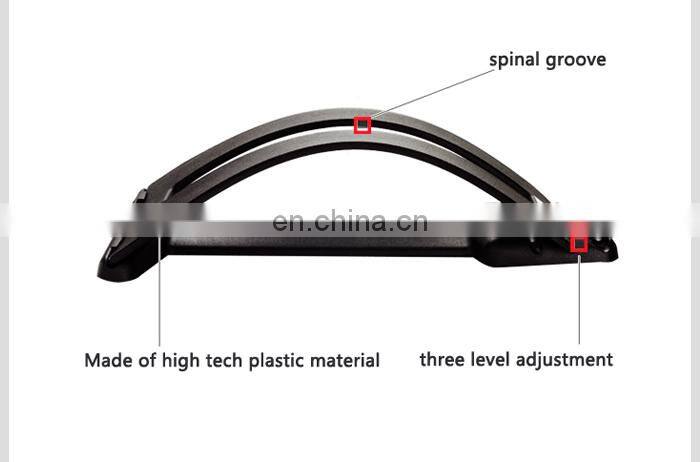 Flat magic back support with NBR pad ,plastic back support ,lumbar back support