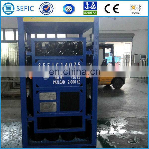 2015 Newest Low Price High Pressure Seamless Steel Oxygen, Nitrogen, Argon Gas Cylinder DNV Offshore Container
