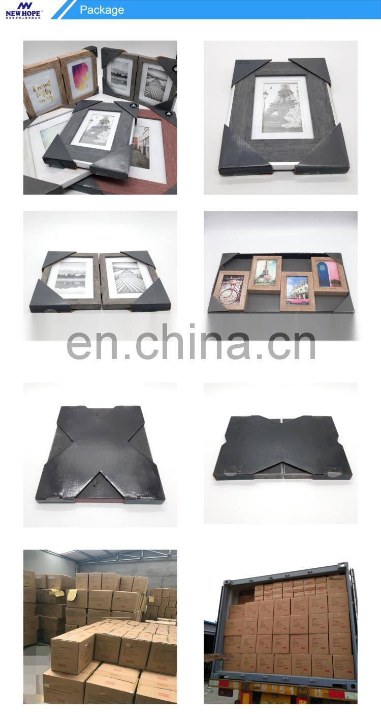 Wholesale Simple Art Glass Picture Frame For Wedding Transparent Glass Panel Photo Frame