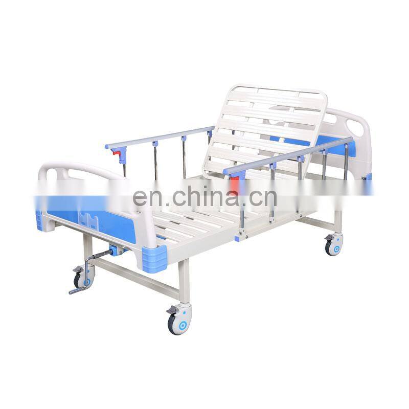 Medical single cranks manual hospital bed furniture