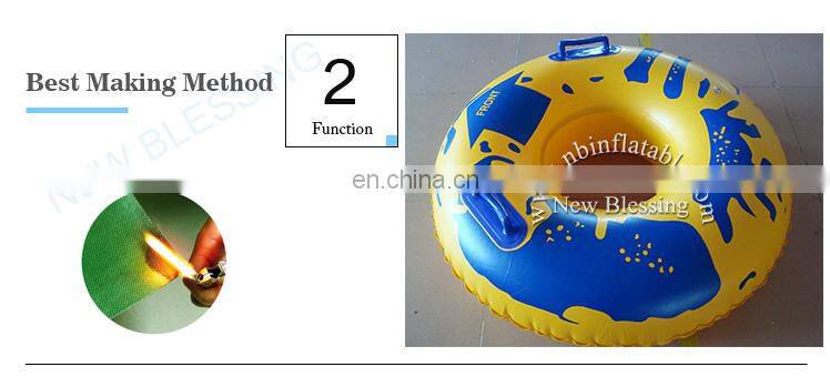 Hot-sale safe colorful inflatable swimming ring/laps/tube with handle