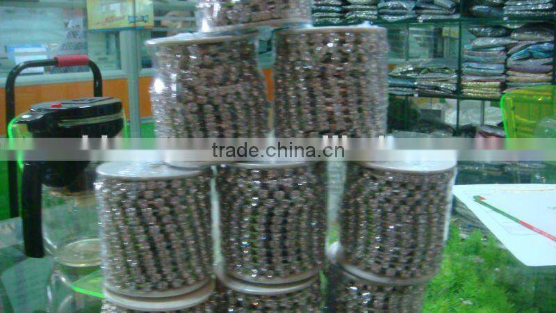 china sew on rhinestone cup chain factory;china sew on chain rhinestones supplier;sew on rhinestone chain