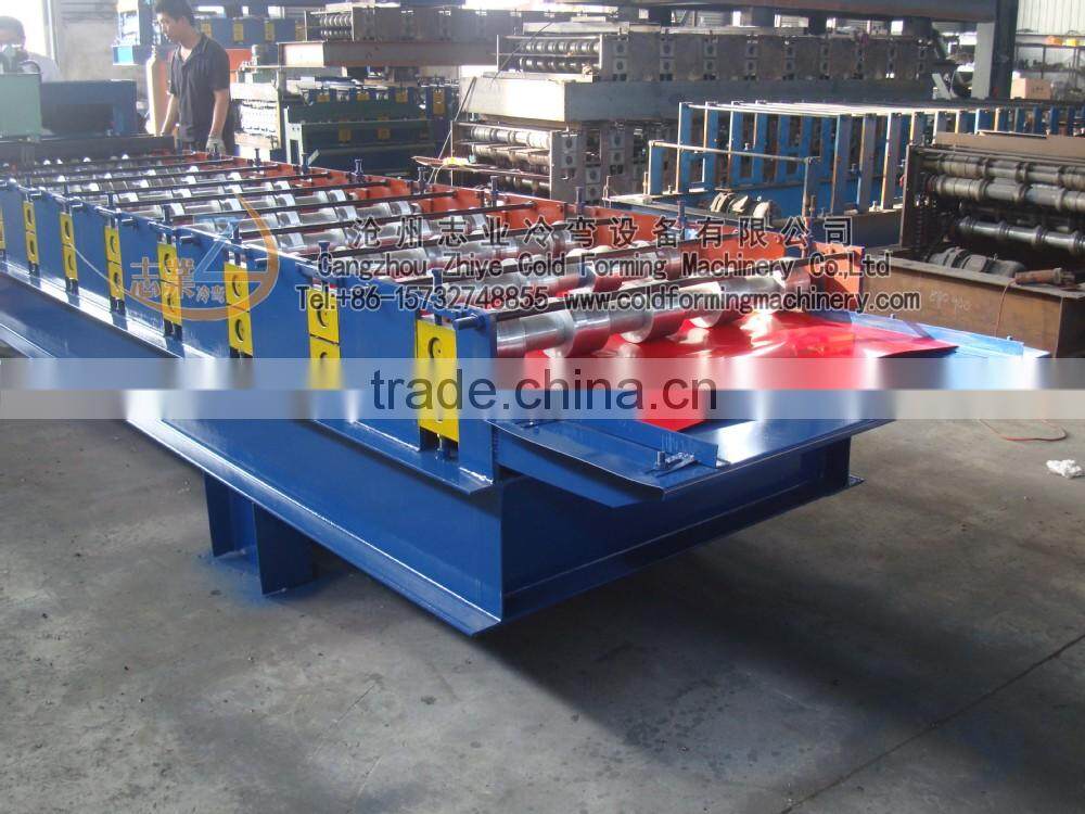 colored steel glalvanized metal aluminum glazed tiels cold making line