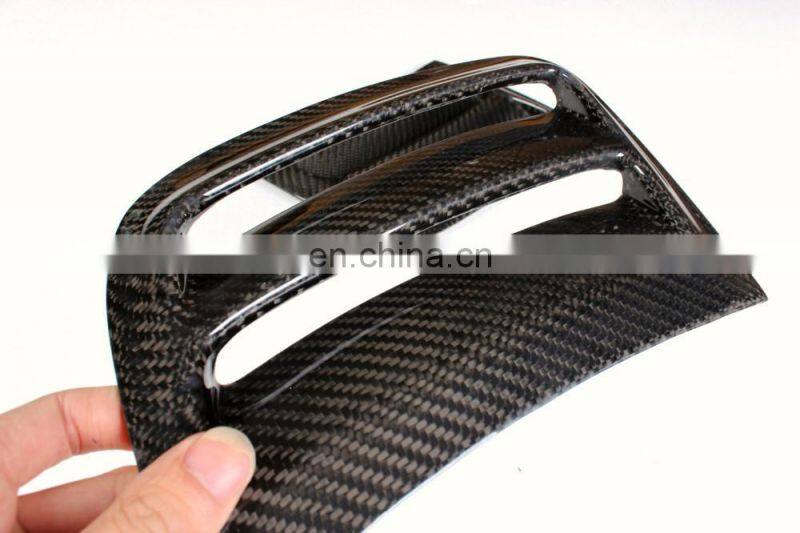 Carbon Fiber Front Bumper Side Vents Cover for Mercedes W204 AMG C63 08-11