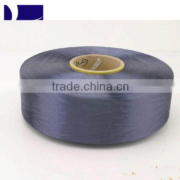Dope Dyed125D Polyester Pro-oriented yarn in stock