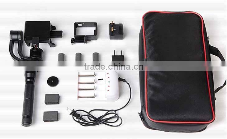 Brushless gimbal steadycam stabilizer for hd go pro steadycam and smartphone