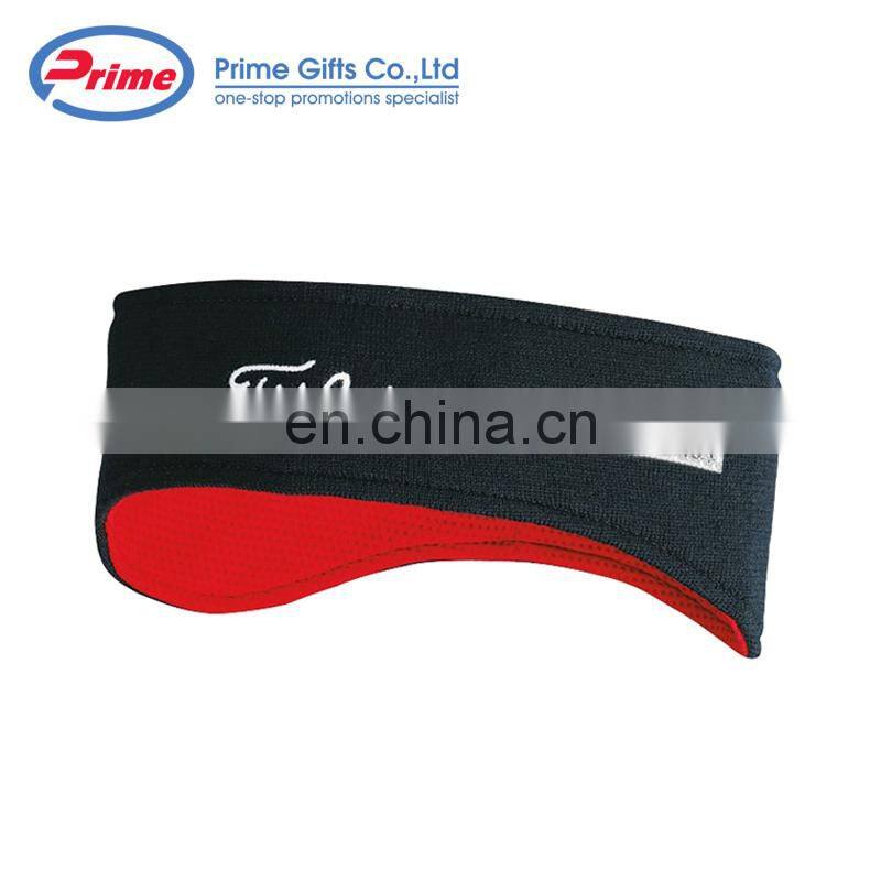 Custom logo embroidery Women Sport fleece Ear warmer Headband