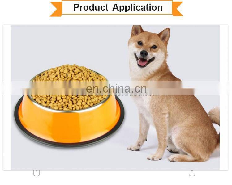 Personalized Anti Slip Stainless Steel Pet Dog Feeding Bowl, Perfect Dish for Dog Puppy Cat and Kitten