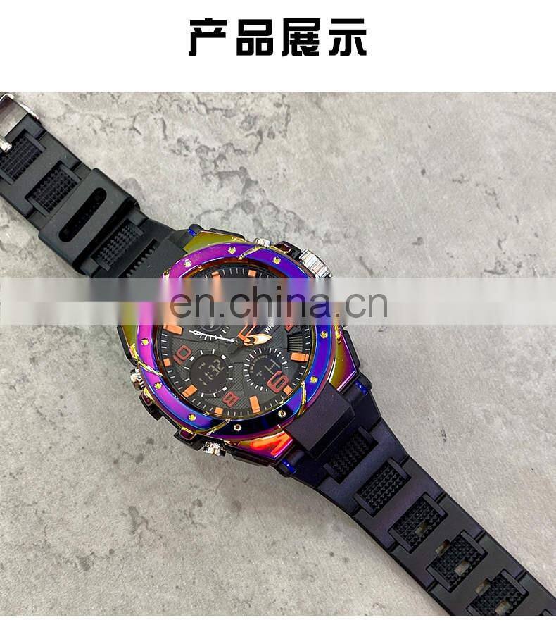 SANDA 6008 New hot Sport Men's Watches Luminous Waterproof Analogue Digital Watches Waterproof