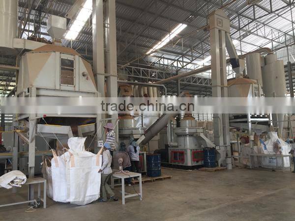 4-6ton/h XGJ850 complete wood pellet production line