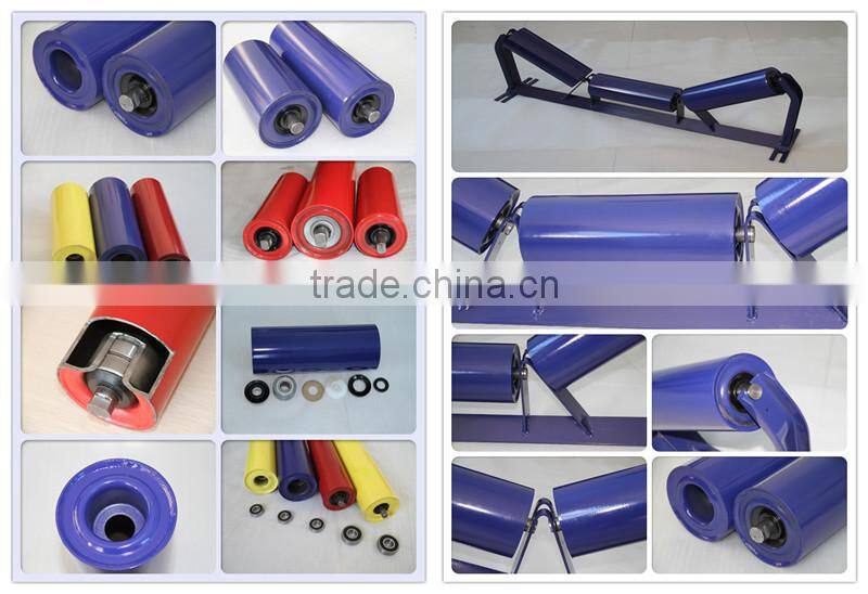 belt conveyor steel roller for bulk material handling systems