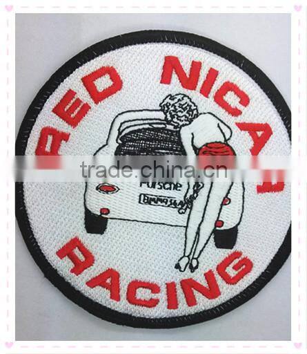 Custom green palatcka 2014 new design custom patch embroidery patch embroidered patch