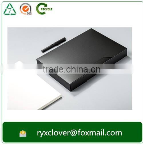 Office stationery plastic velcro box file folder a4 size