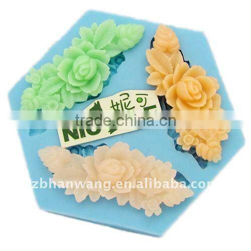 new designed silicone resin craft moulds for Christmas F0058