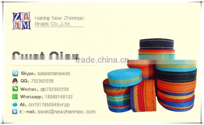 High quality custom canvas webbing belt