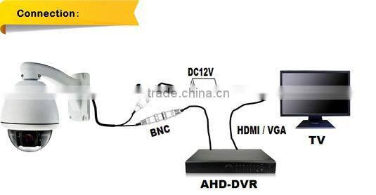 AHD Camera PTZ 10X zoom/pan/tilt 1.3 Megapixel Sony CMOS MINI PTZ Outdoor Camera 960P AHD High Speed Dome Camera with Ip66