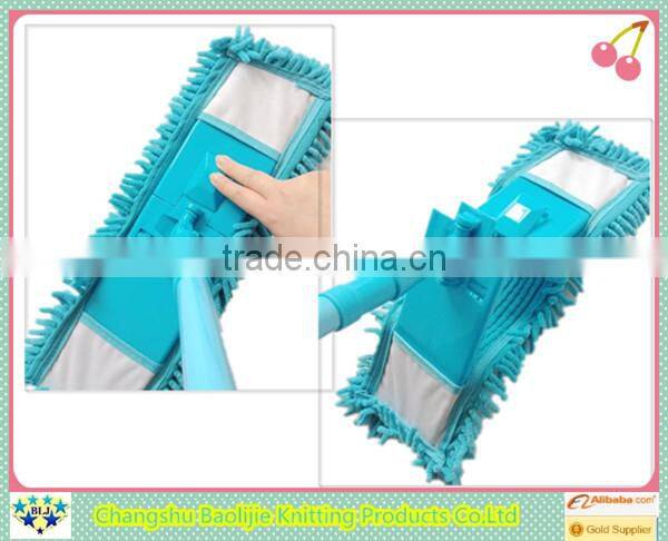 2014 China online cheap supply blue dust replacement mop head household floor cleaners