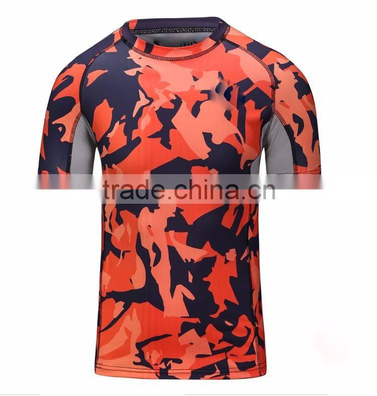 OEM sportswear sublimation surfing rashguard sports tracksuit men