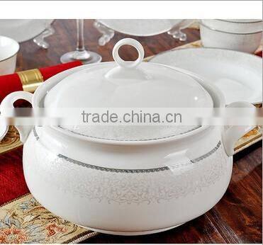 56 pcs Portuguese Grace Design Ceramic Dinnerware Set