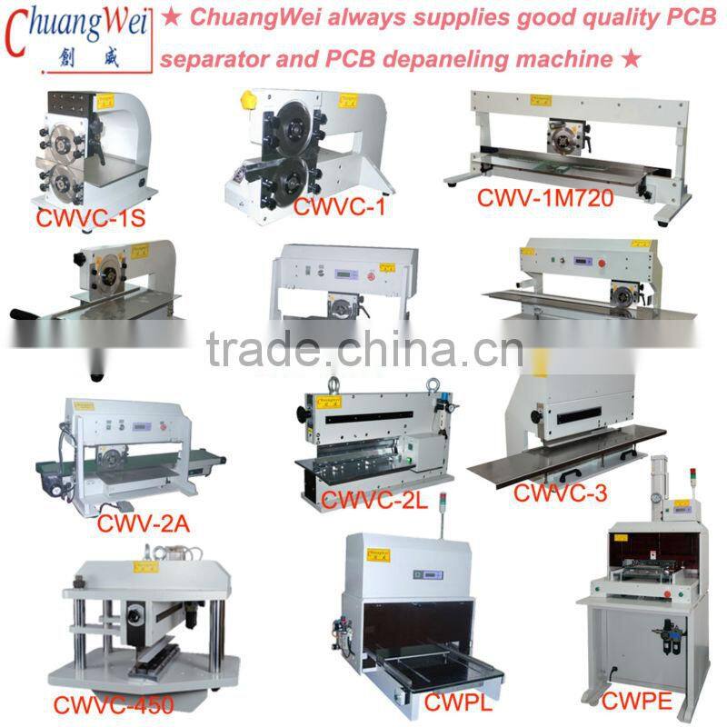 pcb depaneling machine with two circle blade CWVC-1SJ