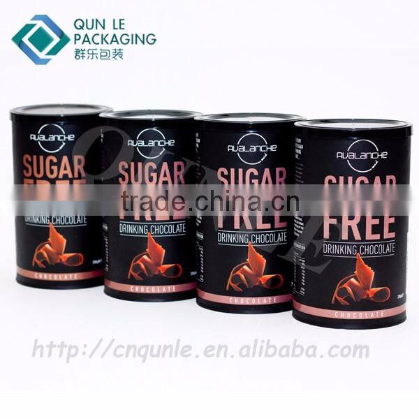 Cylindrical Instant Coffee Paper Composite Paper Tube Cans