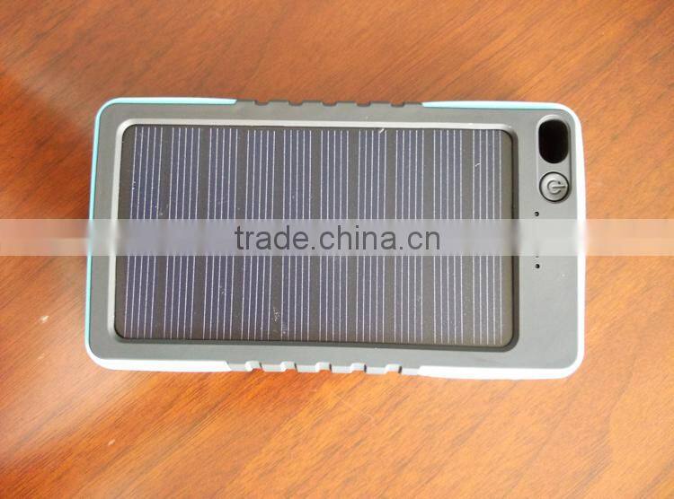 2016 factory supply super capacity solar charger 8000mah,solar mobile phone charger, power bank solar, wholesale solar cellphone