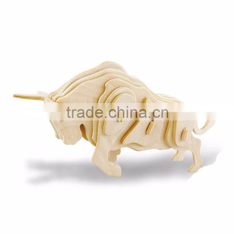 Creative gifts animal wooden craft,wooden model