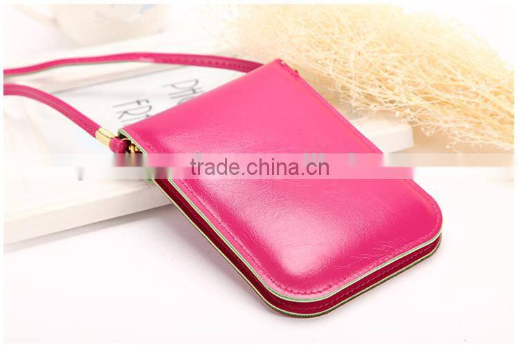 Fashion ladies mini messenger bag wallet mobile phone bag purse