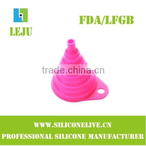 Food grade silicone disposable funnel comply with FDA
