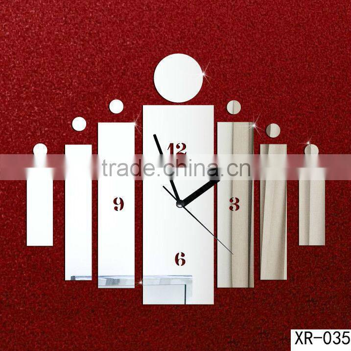 Alforever DIY Art Mirror Wall Clock