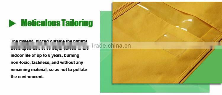 Mothproof Yellow Non Woven Wedding Dress Bridal Gown Cover