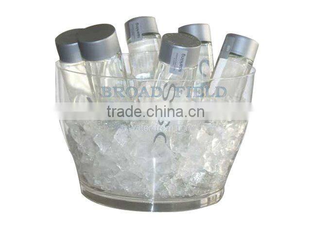 High-capacity plastic square bucket for Bar