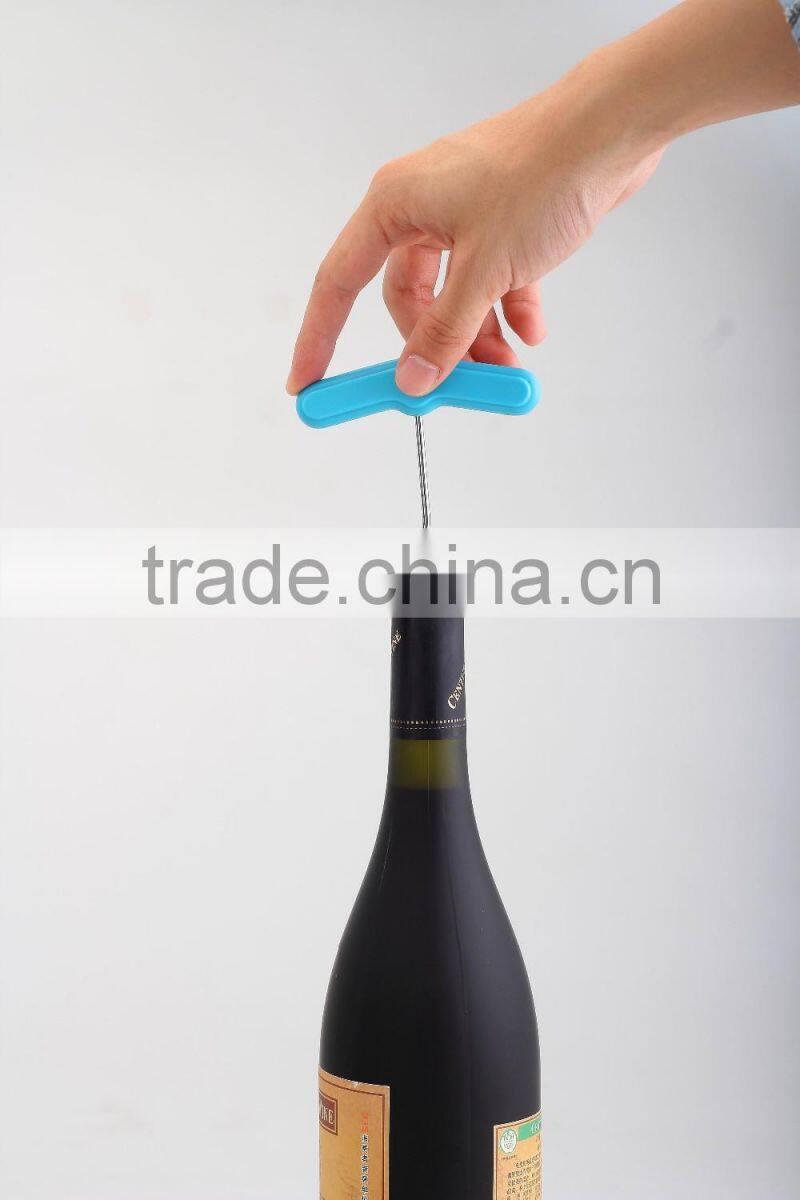 S/S+ABS 11.5*9.4*1 Colorful kitchen small red wine opener