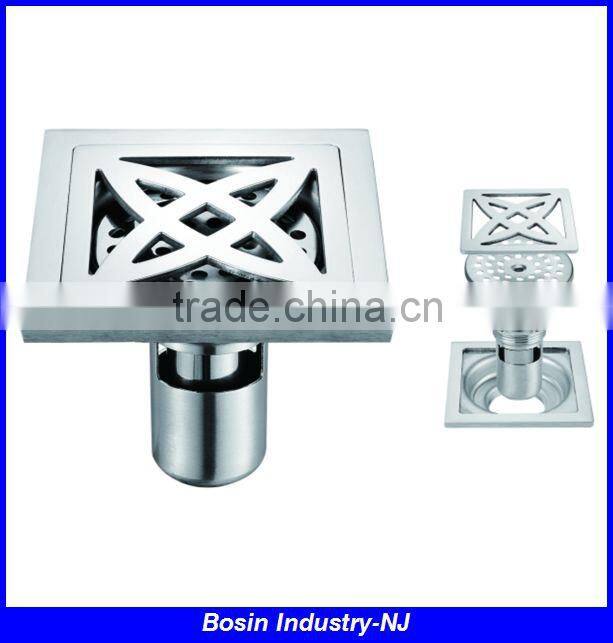 4 inches rectagular stainless steel floor drain grate