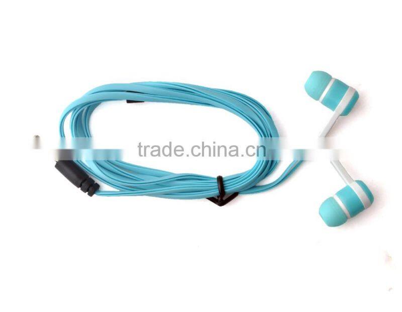 2015 new design super bass colorful earphone for mobile phone mp3 music