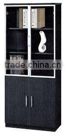 hot sale cheap high quality 4 drawer 4 door glass door file cabinet bookcase office furniture design
