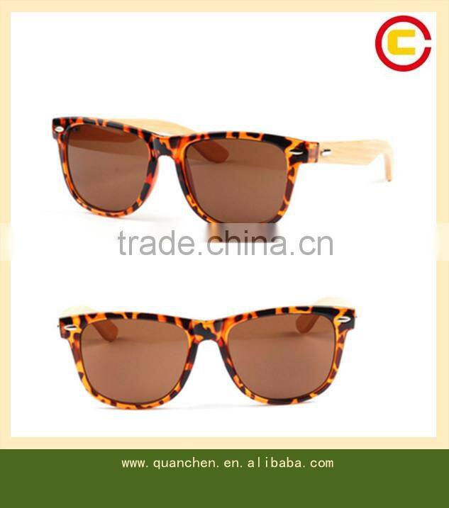 2015 leopard bamboo sunglass