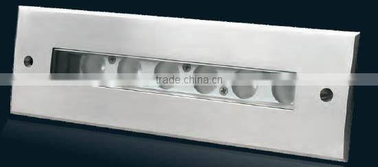 China Wholesale RGB 3in1 / Single color 6X2W Recessed Strip LED Underwater Lights