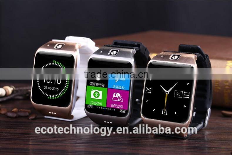 CE ROHS LG118 Bluetooth Smartwatch SIM /TF Card HD Touch Screen with Camera Built in NFC Mate for Android and Iphone cellphone