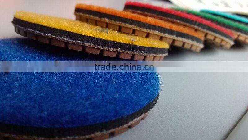 silent diamond polishing pads for wet polish pad
