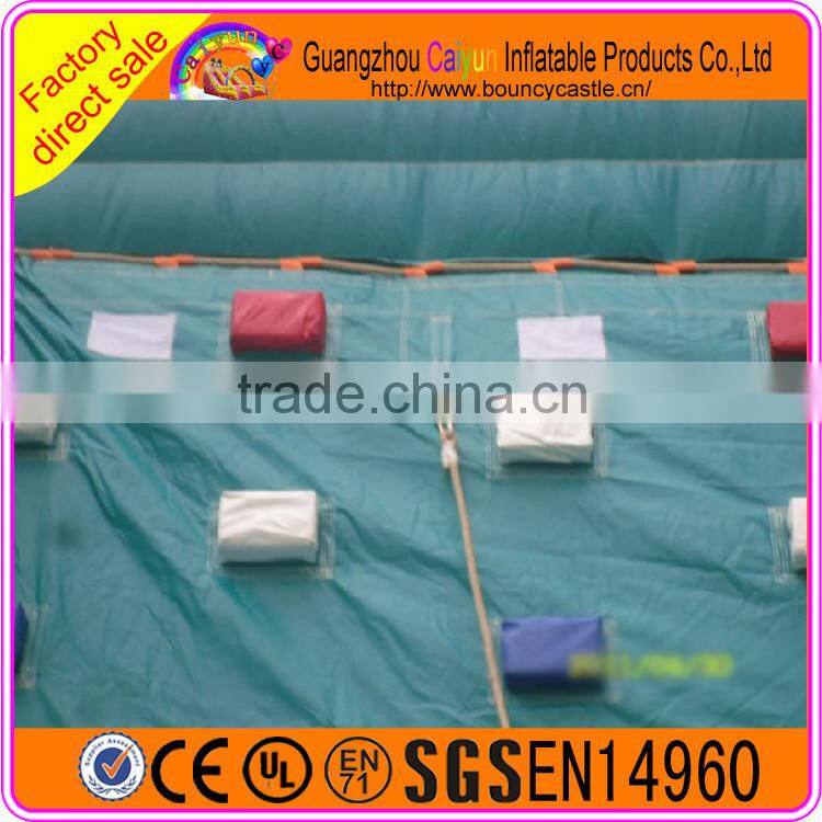 Hot sale inflatable climbing wall for kids and adults