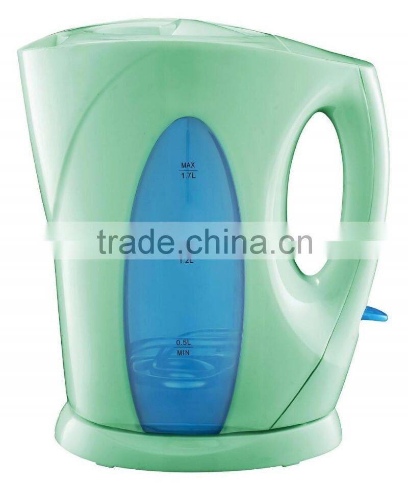 Wuxi swif 1.7L Plastic cordless electric kettle